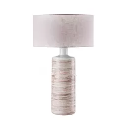 Lampada paralume rosa Cm. 40x64 h. - L'oca Nera