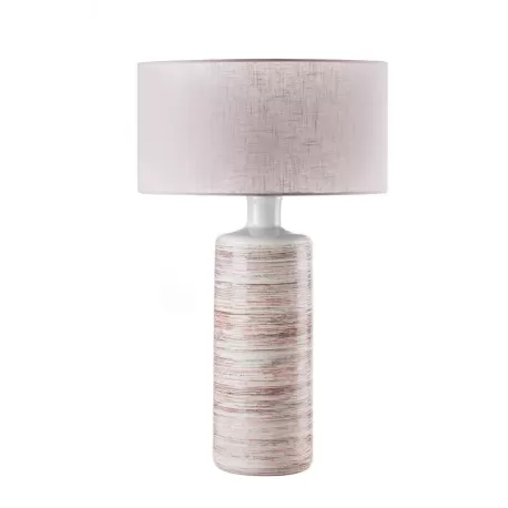 Lampada paralume rosa Cm. 40x64 h. - L'oca Nera