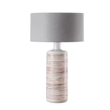 Lampada paralume grigio Cm. 40x64 h. - L'oca Nera