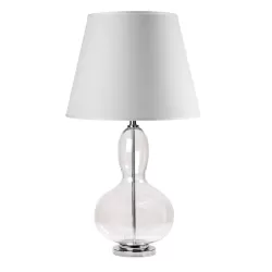 Lampada paralume bianco ottico Cm. 47x93 h. - L'oca Nera