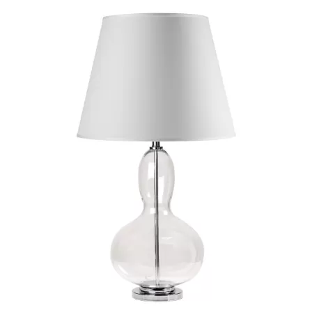 Lampada paralume bianco ottico Cm. 47x93 h. - L'oca Nera