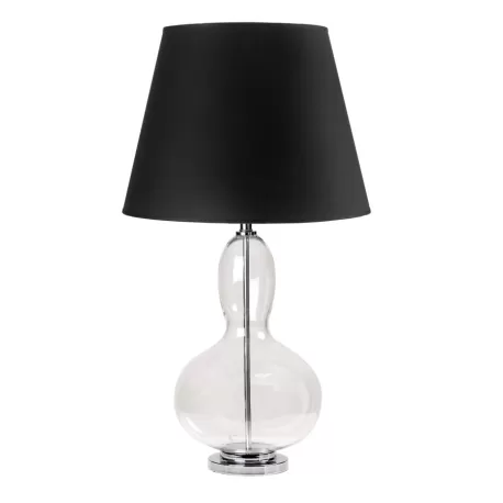 Lampada paralume nero Cm. 47x93 h. - L'oca Nera