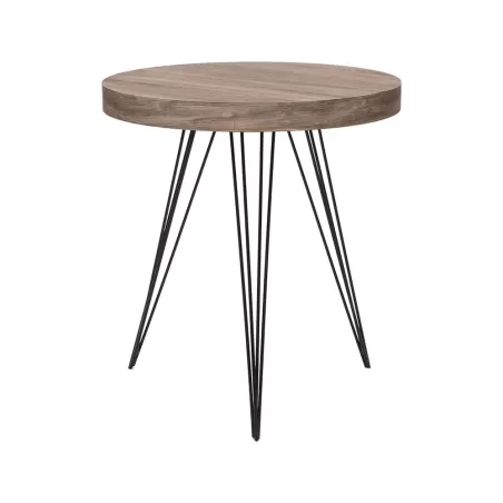 Tavolino tondo - naturale Cm. 55x60 h. - L'oca Nera