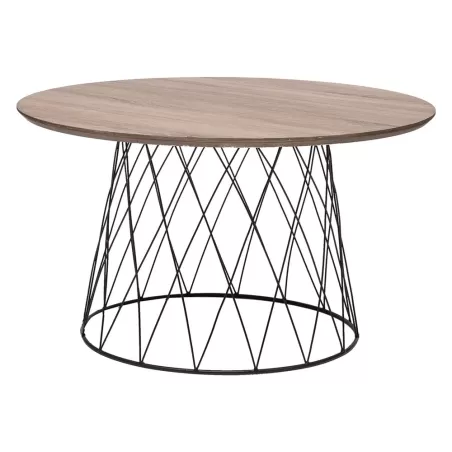 Tavolino tondo grande naturale Cm. 80x45 h. - L'oca Nera