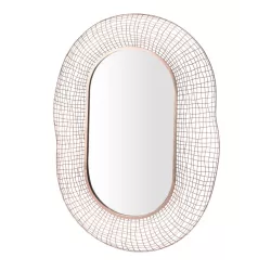 Specchiera ovale Cm. 73x104x5 - L'oca Nera