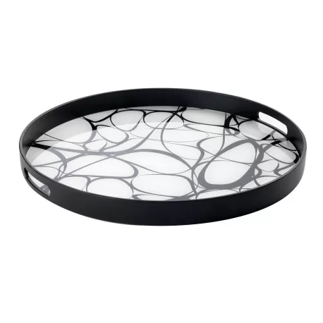 Vassoio tondo grande Cm. 45,5x4 h. - L'oca Nera