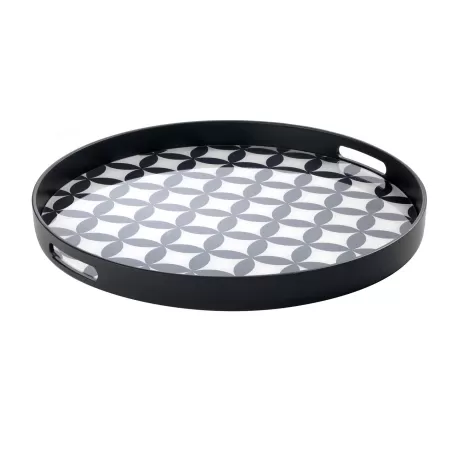 Vassoio tondo grande Cm. 45,5x4 h. - L'oca Nera