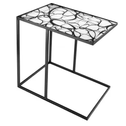 Tavolino rettangolare Cm. 60,5x40,5x64 h. - L'oca Nera