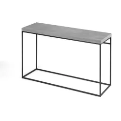 Consolle - grigio cemento Cm. 120x39x77 h. - L'oca Nera