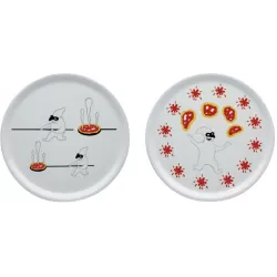 Pummaroriella Piatti, Set di due piatti per pizza