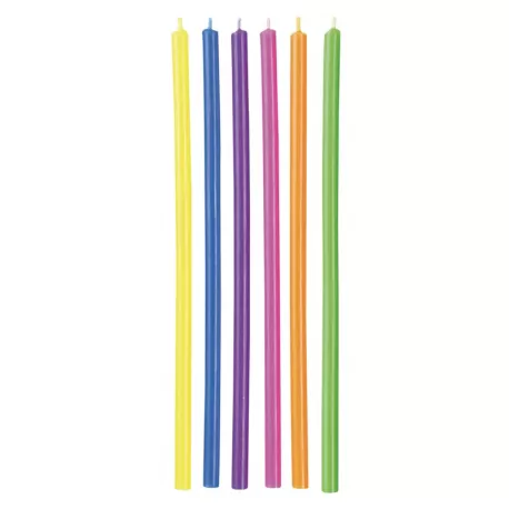 Candele Multicolor 12 Pezzi