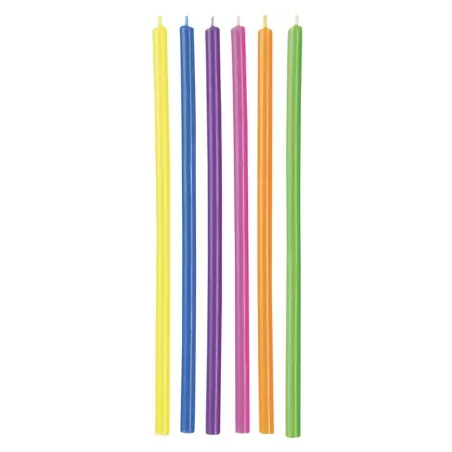 Candele Multicolor 12 Pezzi
