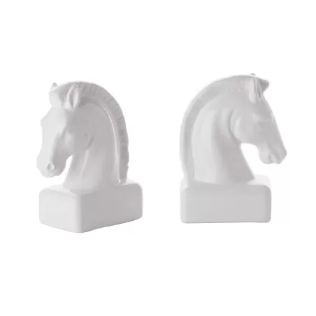 Fermalibri Cavallo - set 2 pz Cm. 14x8x18 h. - L'oca Nera