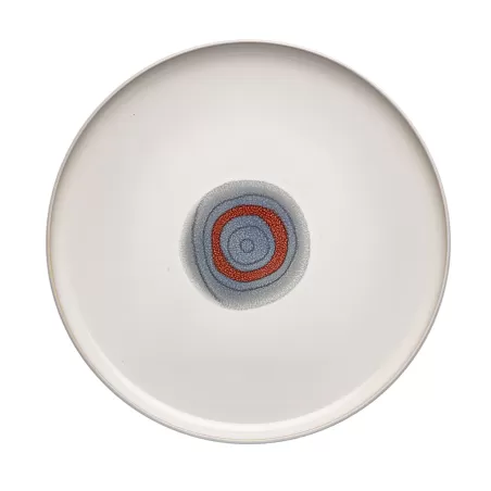 Piatto piano Cm. 27 - L'oca Nera