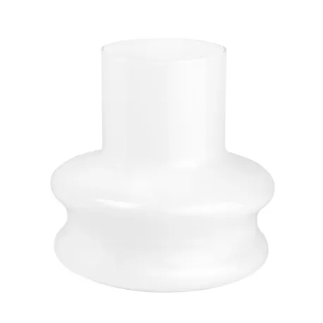 Vaso grande bianco Cm. 27x28 h. - L'oca Nera