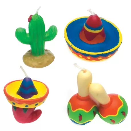 Candele Fiesta 4 Pezzi