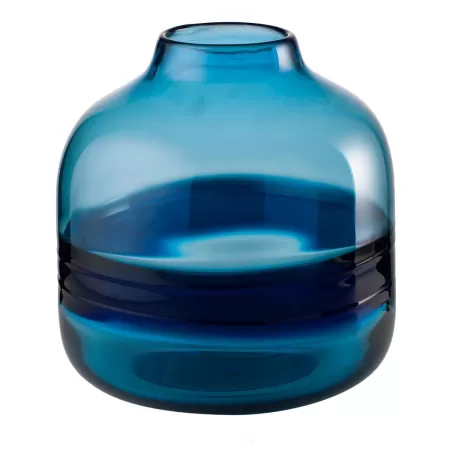 Vaso basso Cm. 21x21,5 h. - L'oca Nera