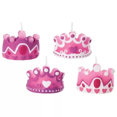 Candele  Principessa 4 Pezzi