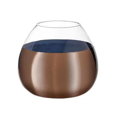 Vaso portacandela grande Cm. 26x22 h. - L'oca Nera