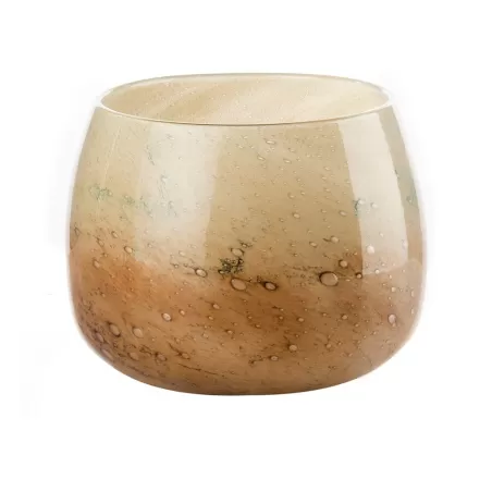 Vaso basso Cm. 20x16,5 h. - L'oca Nera