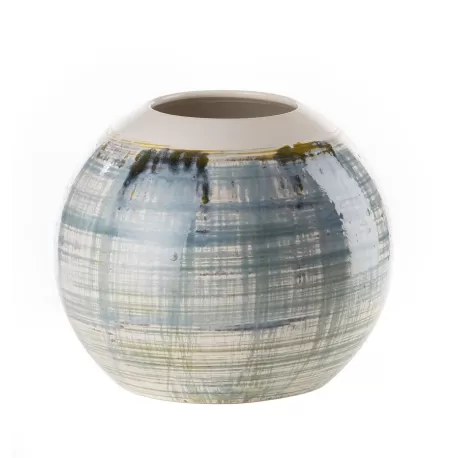 Vaso basso Cm. 22x18 h. - L'oca Nera