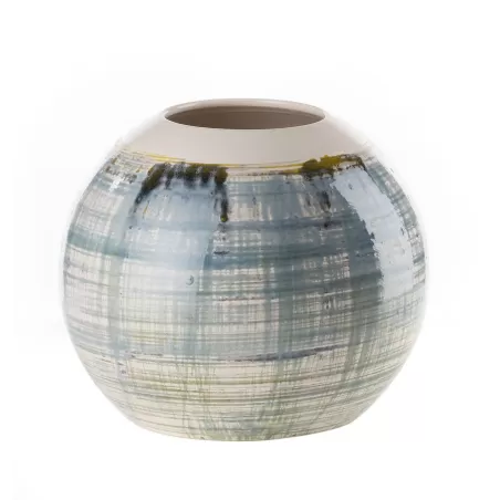 Vaso basso Cm. 22x18 h. - L'oca Nera