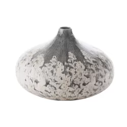 Vaso basso Cm. 32x22 h. - L'oca Nera