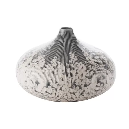 Vaso basso Cm. 32x22 h. - L'oca Nera