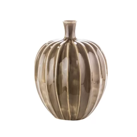 Vaso basso Cm. 32x43 h. - L'oca Nera