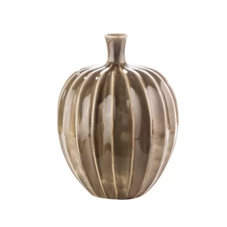 Vaso basso Cm. 32x43 h. - L'oca Nera