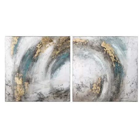 Quadro 80x80 - set 2 pezzi Cm. 80x80 - L'oca Nera