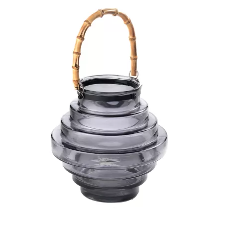 Lanterna grigia Cm. 23x23 h. - L'oca Nera