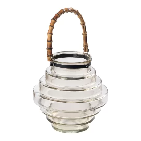 Lanterna trasparente Cm. 23x23 h. - L'oca Nera