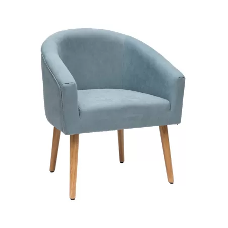 Poltroncina azzurra Cm. 65x56x77 h. - L'oca Nera