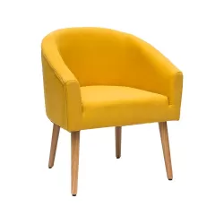 Poltroncina gialla Cm. 65x56x77 h. - L'oca Nera