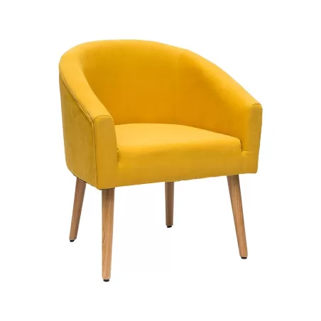 Poltroncina gialla Cm. 65x56x77 h. - L'oca Nera