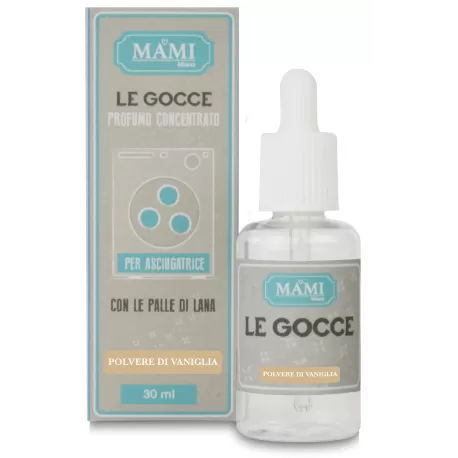 Goccie per palle lana Ml. 30, Polvere di Vaniglia - Mami Milano