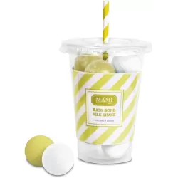 Bath bomb Milk Shake, Zucchero & Limone - Mami Milano
