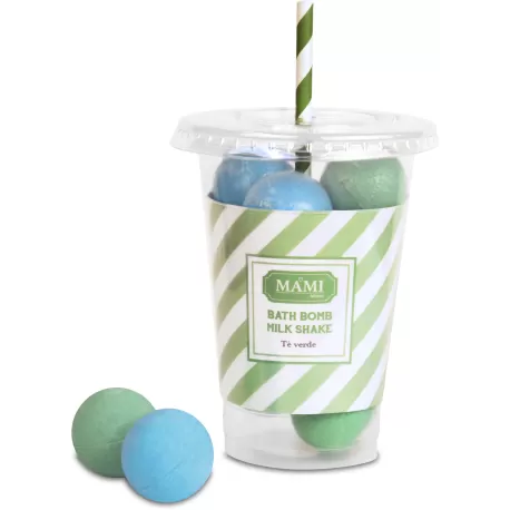 Bath bomb Milk Shake, Te Verde - Mami Milano