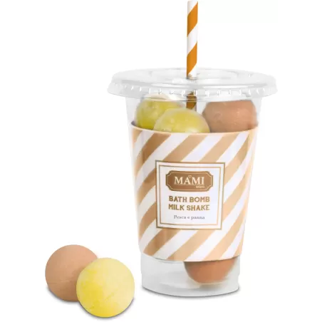Bath bomb Milk Shake, Pesca & Panna - Mami Milano