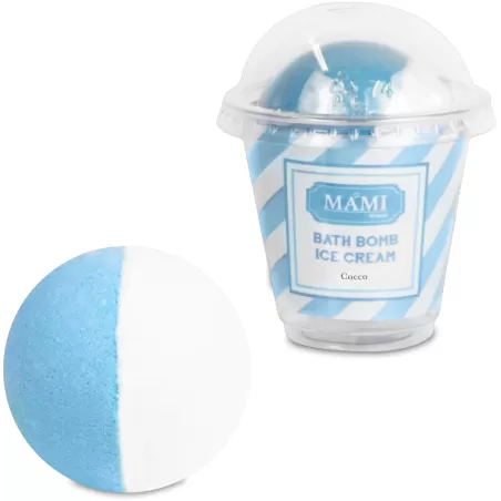 Bath bomb Gelato, Cocco - Mami Milano