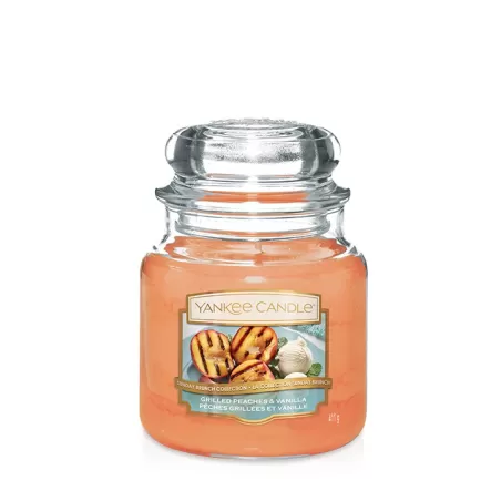 Grilled Peaches Vanilla, Giara Media - Yankee Candle