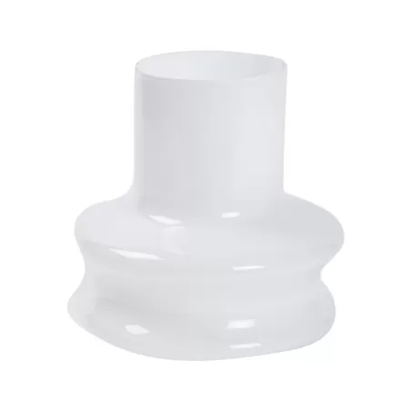 Vaso piccolo bianco Cm. 22x22 h. - L'oca Nera