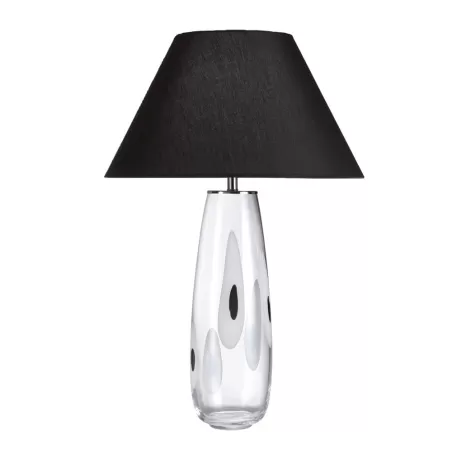Lampada Broadway paralume nero Cm. 55x84 h. - L'oca Nera