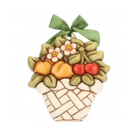 Formella grande, Fiori e frutta - Thun