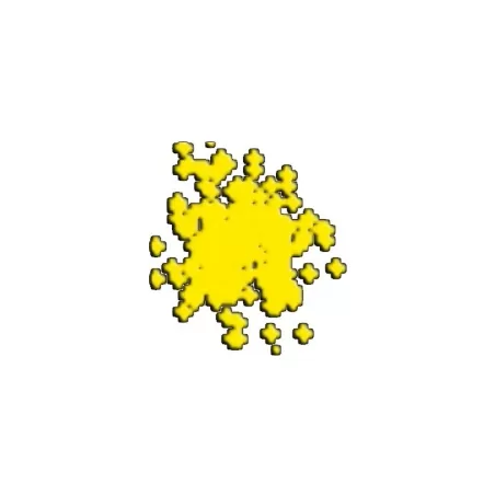 Colorante spray pump glitterato giallo - Decora