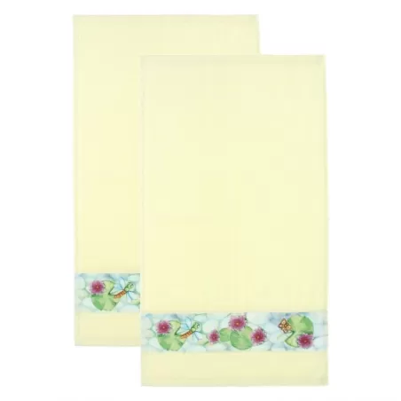 Set 2 asciugamani medi Acqua dolce - Thun