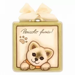 Formella piccola pericolo fusa con gatto - Thun