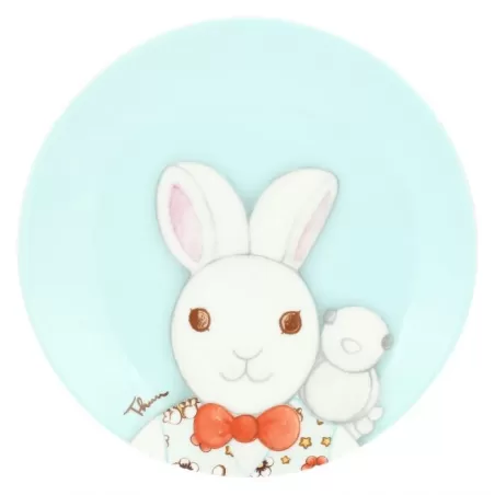 Piattino Coniglio magico con uccellino - Thun