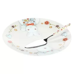 Piatto Coniglio magico multiuso grande con paletta - Thun